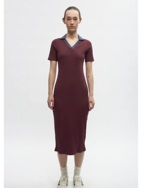 KOTN Garden City Polo Dress